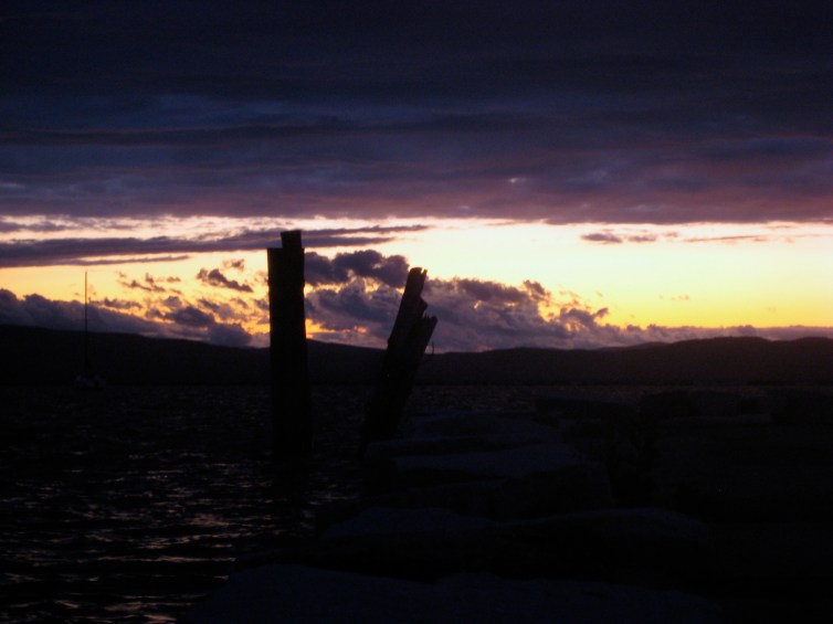 Lake Champlain at sunset