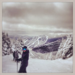 View of Stowe from Smuggler's Notch