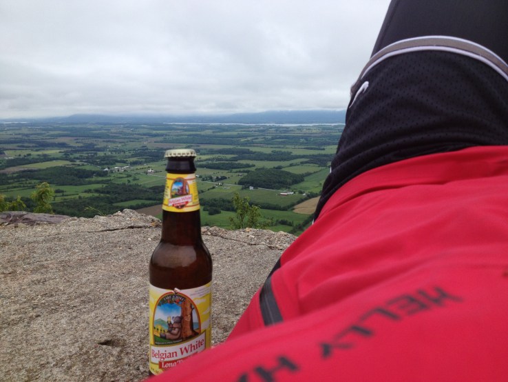 Liquid lunch and a view.