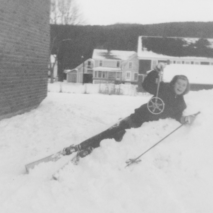 Skiing runs in the family. Mrs Momma Millikin.