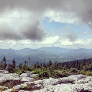 View of Stowe from Mt Hunger