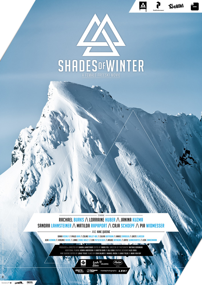 Shades of Winter poster – Ladies who rip.