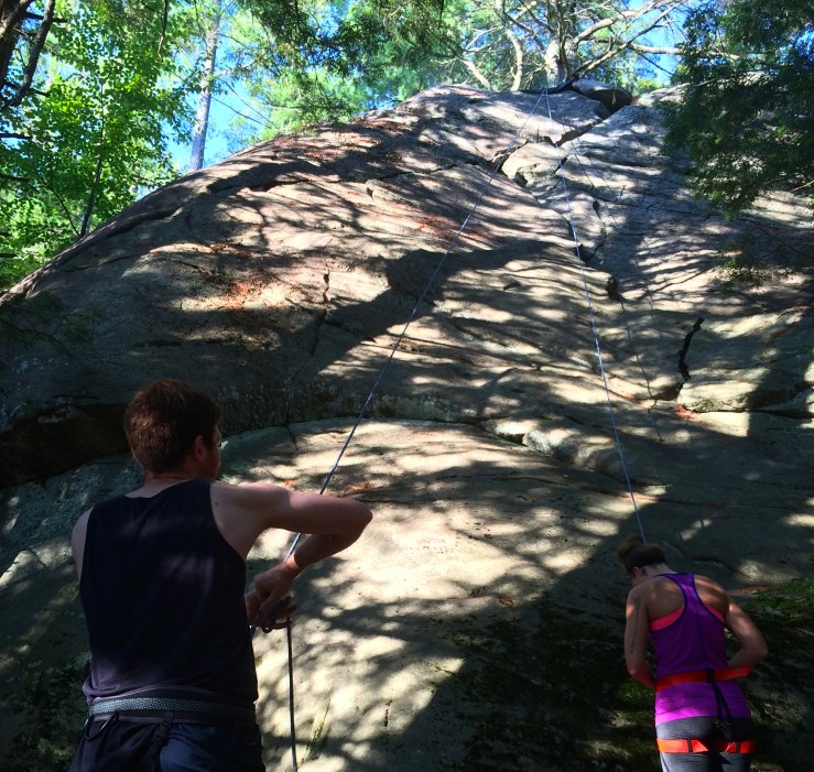 Climbing near Stratton